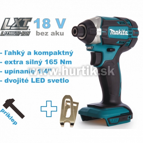 Aku rázový uťahovač DTD152Z / LXT [18V, bez aku, nabíjačky, krabica]