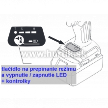 Aku rázový uťahovač DTD154Z / LXT [18V, bez aku, nabíjačky, krabica]