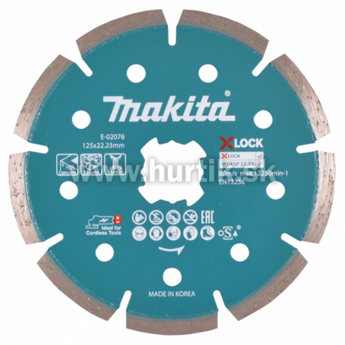 Kotúč diamantový 125 X-LOCK (betón, mramor, murivo, žula)