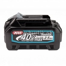 Aku brúska uhlová GA005GD201 / XGT [40V, 2x aku 2,5Ah, nabíjačka, kufor]