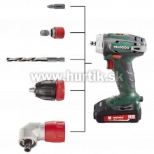 Aku skrutkovač BS 18 Quick [18V, 2x aku 2,0Ah, nabíjačka, kufor]