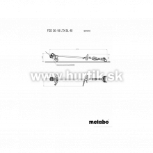 Aku vyžínač FSD 36-18 LTX BL 40 [2x 18V, bez aku, nabíjačky, príslušenstvo]