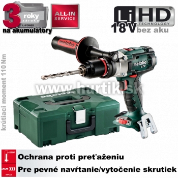Aku skrutkovač príklepový SB 18 LTX Impuls, 18V LiHD [18V, bez aku, nabíjačky, kufor]