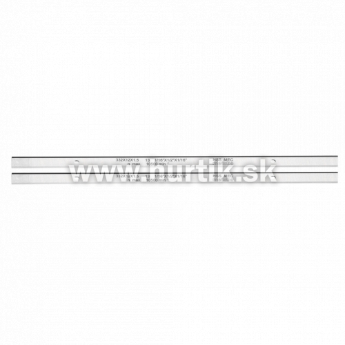Nože hobľovacie 332 x 12 x 1,5 mm, pre DH 330 (pre všetky mäkké a tvrdé drevá, dajú sa dodatočne nabrúsiť)