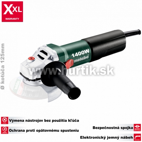 Brúska uhlová WEQ 1400 - 125