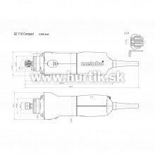 Brúska priama GE 710 Compact