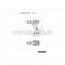 Aku skrutkovač príklepový PowerMaxx SB 12 BL [12V, bez aku, nabíjačky, kufor]