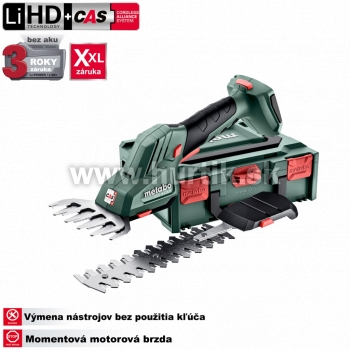 Aku nožniče na trávu SGS 18 LTX Q [18V, bez aku, nabíjačky, kufor] / štandardný kufor