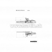 Aku píla reťazová MS 36-18 LTX BL 40 [2x 18V, bez aku, nabíjačky, krabica]