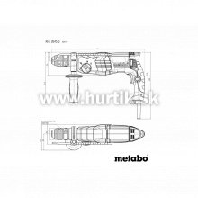 Kladivo kombinované KHE 2645/ 850W / 2,9J / 2,9kg [kufor]