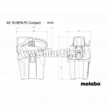 Aku vysávač AS 18 HEPA PC Compact [18V, bez aku, nabíjačky, krabica]