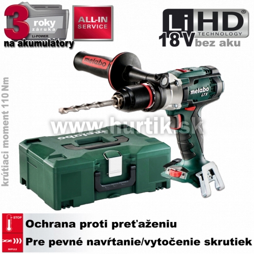 Aku skrutkovač príklepový SB 18 LTX Impuls, 18V LiHD [18V, bez aku, nabíjačky, kufor]