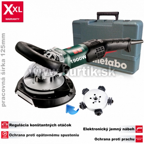 Fréza renovačná RFEV 19-125 RT + frézovacia hlava so špicatým zubom