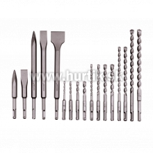 Sada SDS+ vrtákov a sekáčov, 17 dielna