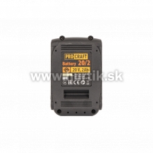 Akumulátor 20V 2,0Ah Li-ion 20/2 [krabica]