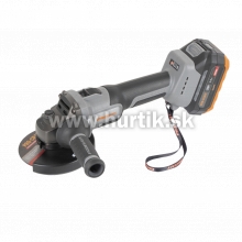 Aku brúska AG125A / 20V, 1x Aku 4Ah, nabíjačka, kufor/