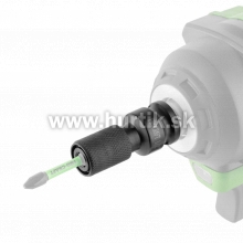 Adaptér z 1/2 štvorhranu na bity 1/4 pre rázové uťahováky