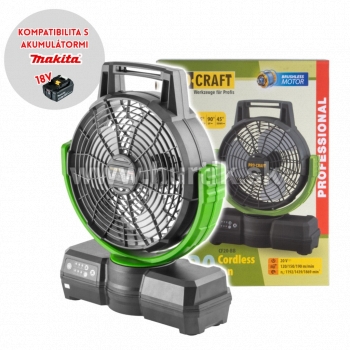 Aku ventilátor SF20bb [20V, bez aku, nabíjačky, krabica]