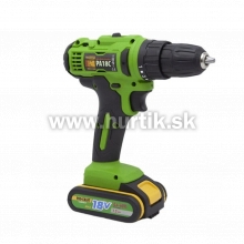 Aku skrutkovač PA18C / 18V, 2x Aku 1,5Ah, nabíjačka, krabica/