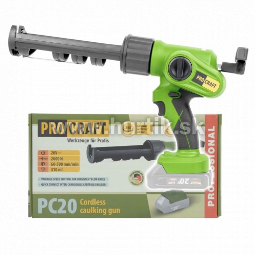 Aku pištoľ kartušová PC20bb [20V, bez aku, nabíjačky, krabica]