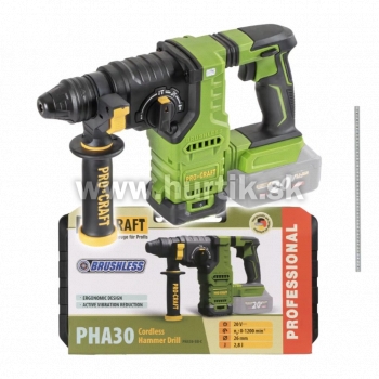 Aku kladivo kombinované PHA30bbi [20V, bez aku, nabíjačky, kufor]