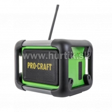 Aku rádio PJS20bb DAB+, FM, Bluetooth 5.3, 80W [20V, bez aku, nabíjačky, krabica]