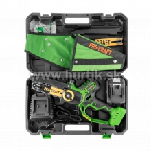 Aku píla reťazová PKA32Li [20V, 1x aku 4,0Ah, nabíjačka, kufor, púzdro]