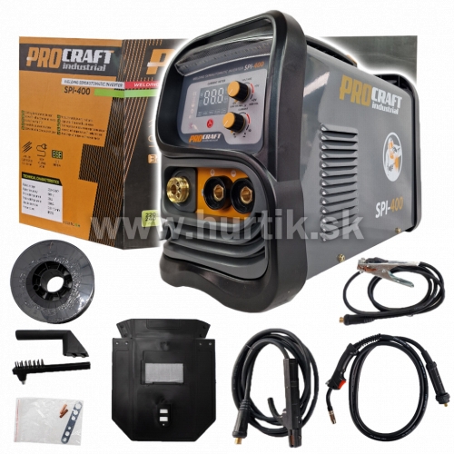 Zariadenie zváracie PROCRAFT SPI-400 MIG/MMA/TIG 200