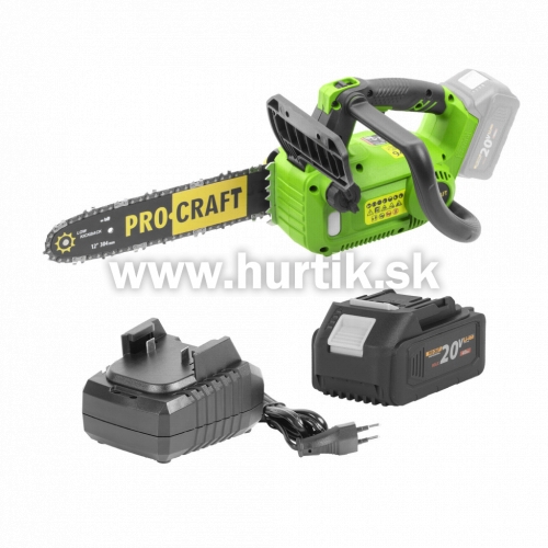 Aku píla reťazová PKA42/2 [20V, 1x aku 4,0Ah, nabíjačka, krabica]