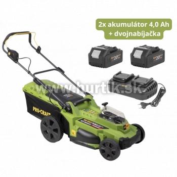 Aku kosačka PLM21 [20V,2x aku 4Ah, nabíjačka, krabica]