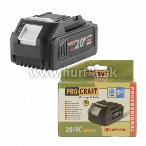 Akumulátor 20V 4,0Ah Li-ion 20/4C [krabica]