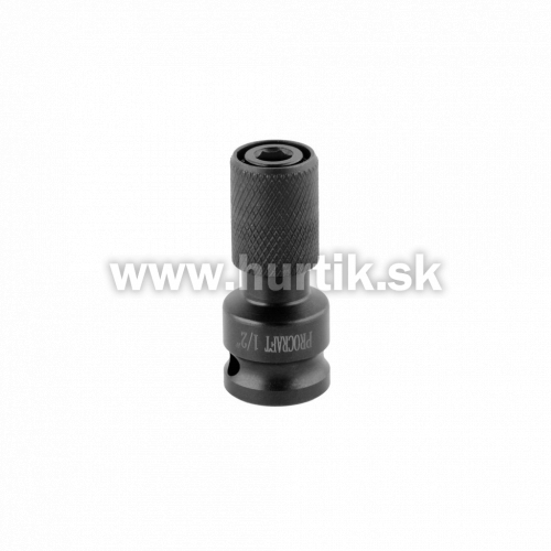 Adaptér z 1/2 štvorhranu na bity 1/4 pre rázové uťahováky