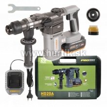 Aku kladivo kombinované HD20A [20V, 1x aku 4,0Ah, nabíjačka, kufor]