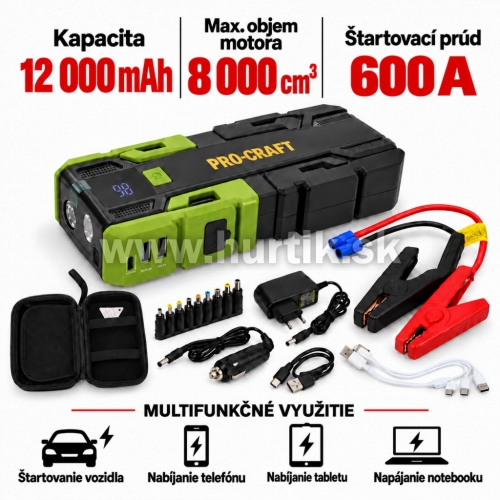 Zdroj záložný multifunkčný JS-12NE