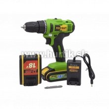 Aku skrutkovač PA18C / 18V, 2x Aku 1,5Ah, nabíjačka, krabica/