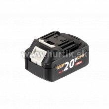 Aku rázový uťahovač PWA82-1b-c / 20V, 1x Aku 4Ah, nabíjačka, kufor/