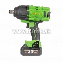 Aku rázový uťahovač PWA82-1b-c / 20V, 1x Aku 4Ah, nabíjačka, kufor/