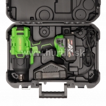 Aku rázový uťahovač PWA82-1b-c / 20V, 1x Aku 4Ah, nabíjačka, kufor/