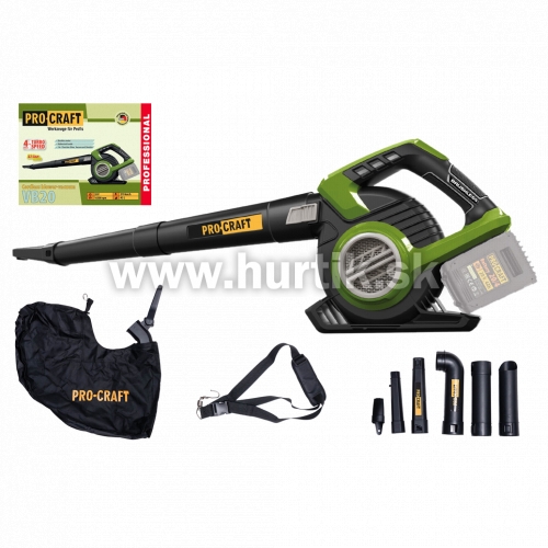 Aku fukár/vysávač lístia VB20 [20V, bez aku, nabíjačky, krabica]