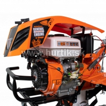 Rotavátor benzínový s elektrickým štartovaním 4-takt, 918K (SET), záber 110cm, RURIS / 18HP