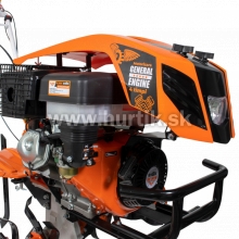 Rotavátor benzínový s elektrickým štartovaním 4-takt, 918K (SET), záber 110cm, RURIS / 18HP