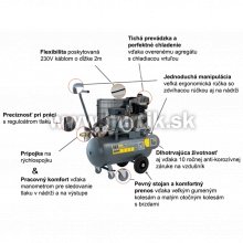 Kompresor UniMaster UNM 410-10-50 W, 230V