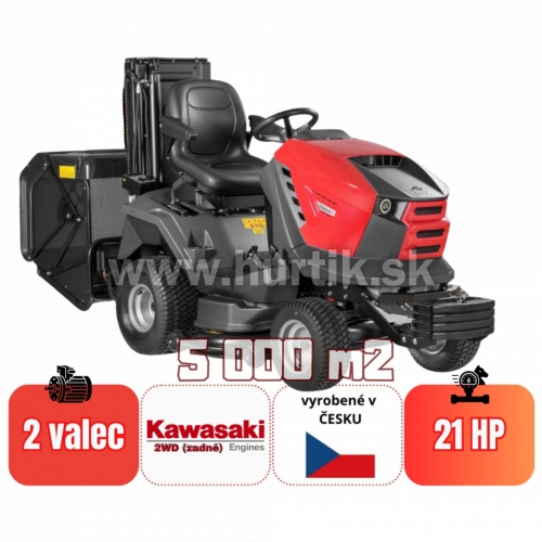 _Traktor trávny STARJET Exclusive UJ 102-23 P5, záber 102cm, Kawasaki FS 651 / 21HP - 2 valec + ZDVIH KOŠA