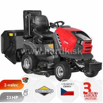 _Traktor trávny STARJET Exclusive UJ 102-23 P6_2WD + UZÁVIERKA + ZDVIH KOŠA, záber 102cm, B&S profesional VANGUARD / 23HP - 2 valec