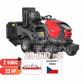 _Traktor trávny STARJET Exclusive UJ 102-23 P6 + UZÁVIERKA + ZDVIH KOŠA, záber 102cm, Kawasaki FS 691 / 23HP - 2 valec