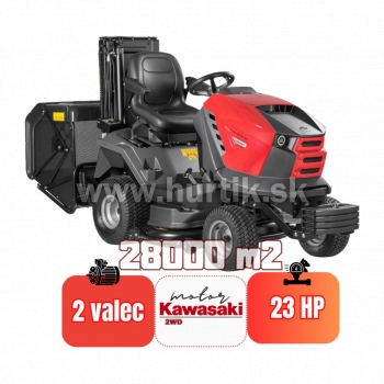 _Traktor trávny STARJET Exclusive UJ 102-23 P6_2WD + UZÁVIERKA + ZDVIH KOŠA, záber 102cm, Kawasaki FS 691 / 23HP - 2 valec