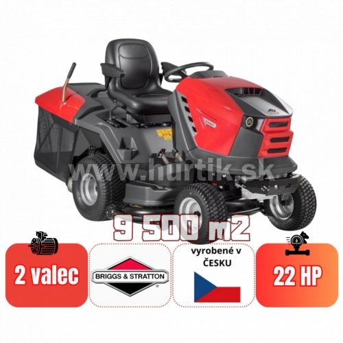 _Traktor trávny CHALLENGE MJ 102-22 + UZÁVIERKA, záber 102cm, Briggs&Stratton Intek 7220 / 22HP - 2 valec