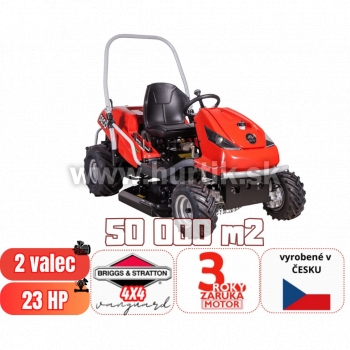 _Traktor mulčovací na vysokú trávu CROSSJET SC 92-23 - 4x4, záber 92cm, B&S profesional VANGUARD / 23HP - 2 valec