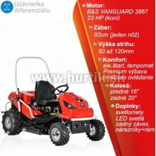 _Traktor mulčovací na vysokú trávu CROSSJET SC 92-23 - 4x4, záber 92cm, B&S profesional VANGUARD / 23HP - 2 valec