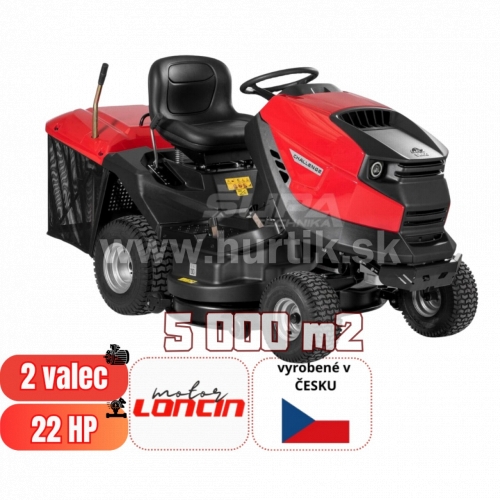 _Traktor trávny CHALLENGE MJ 102-22 + UZÁVIERKA, záber 102cm, LONCIN / 22HP - 2 valec